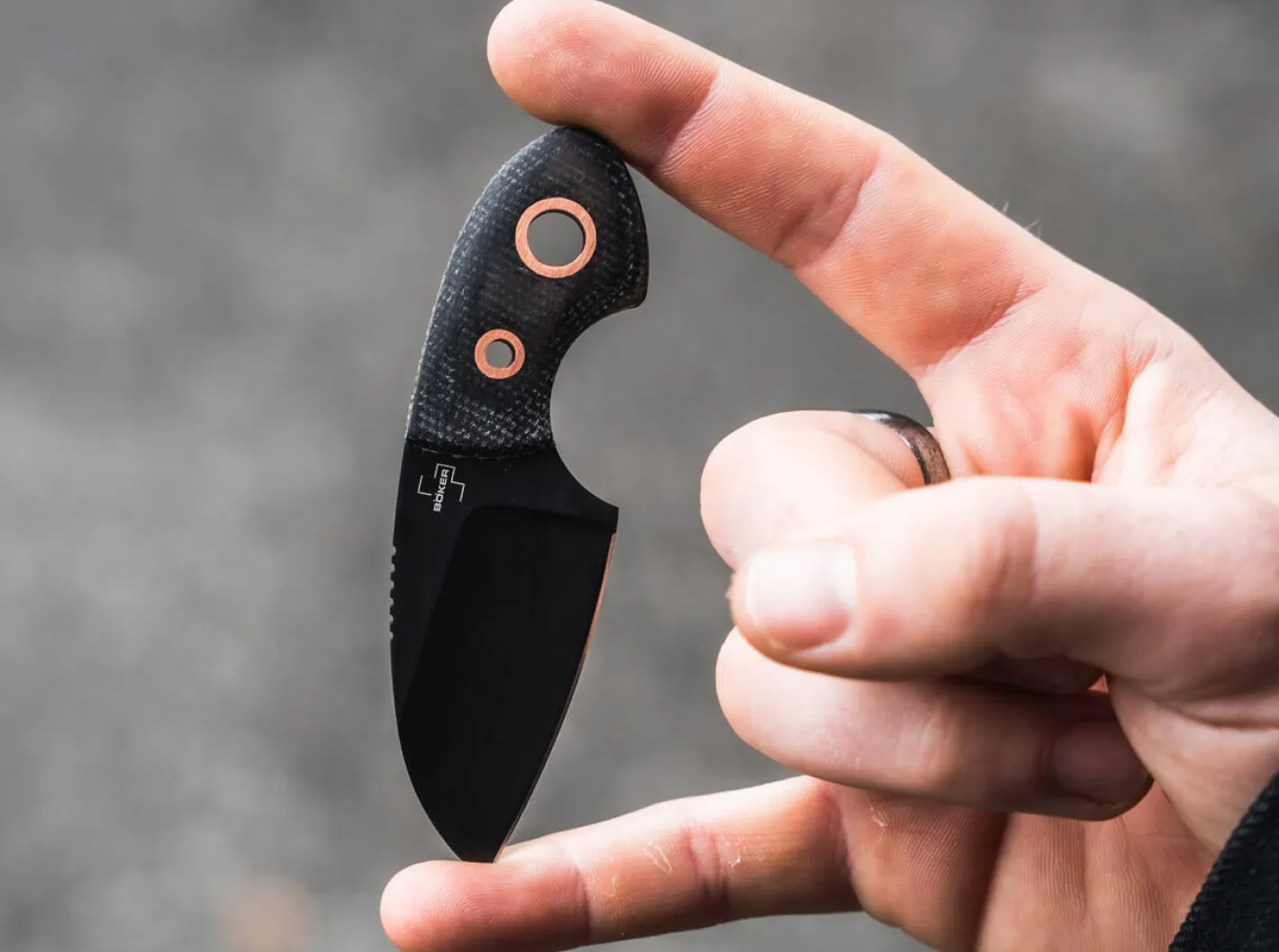 Böker Plus Gnome all Black Copper Schwarz Outlet