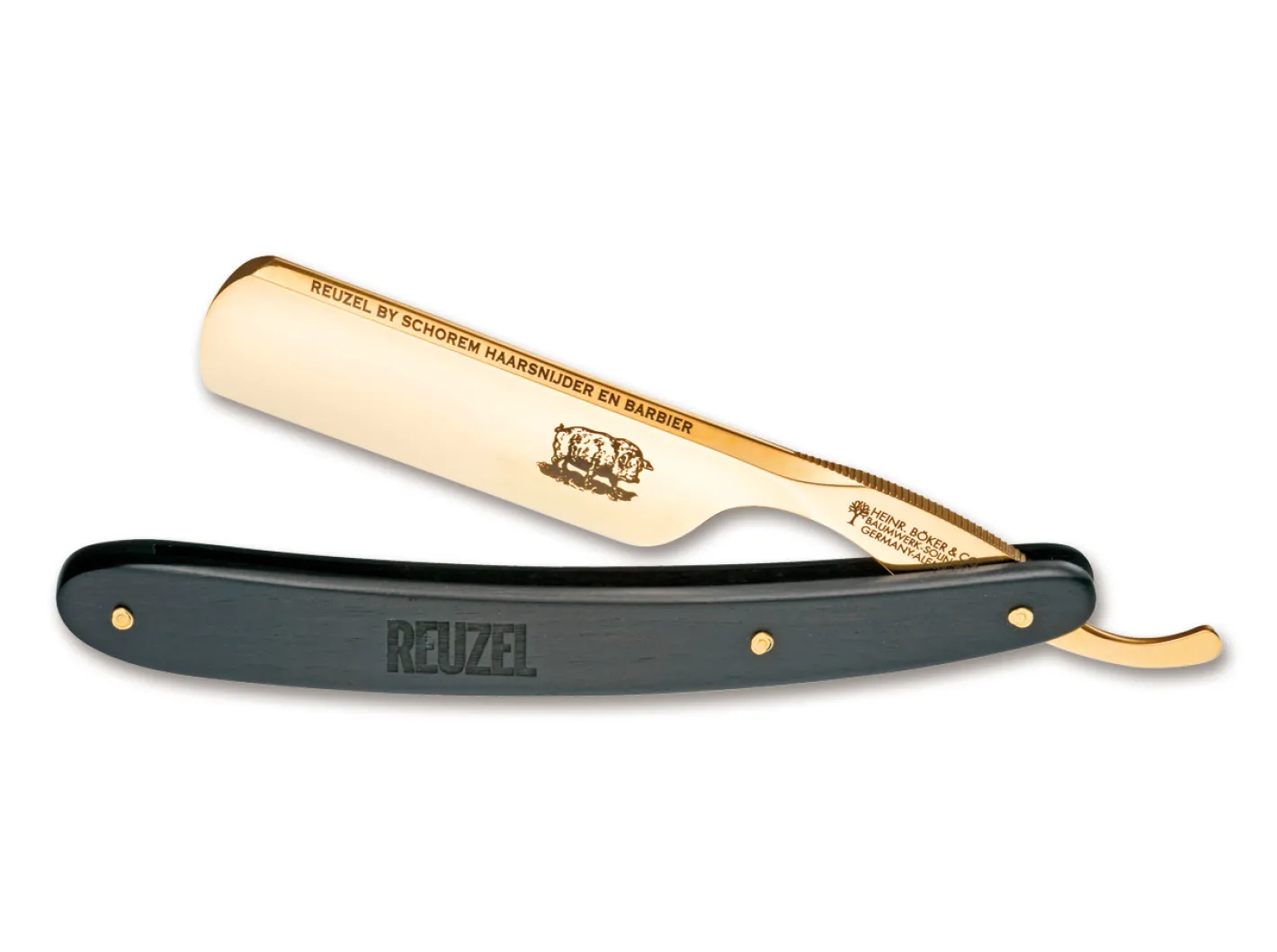 Böker Manufaktur Solingen Golden Reuzel Razor Axe Schwarz Best