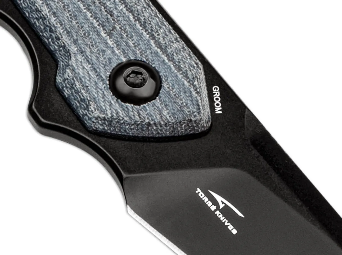 Kizer Groom Micarta All Black Schwarz New