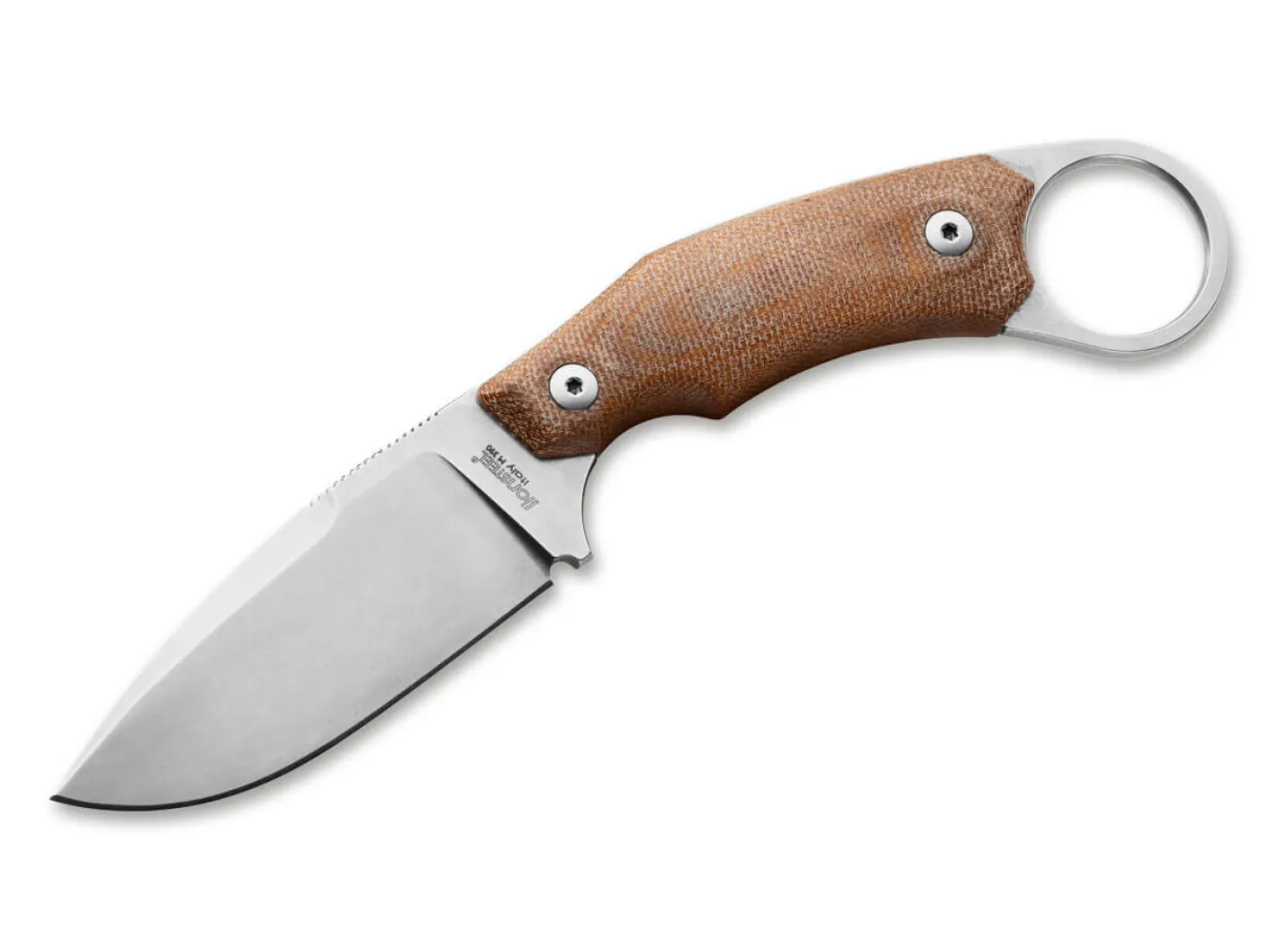 LionSteel H2 Micarta Natural Braun Best