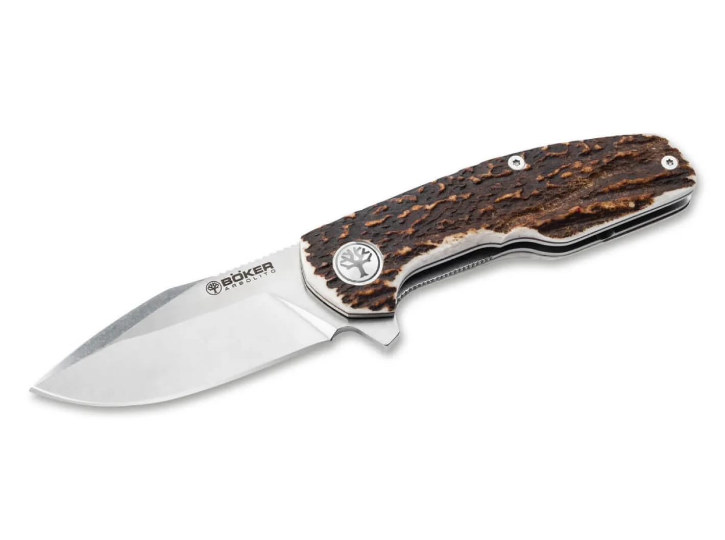 Böker Arbolito Heroína Hirschhorn Braun Hot