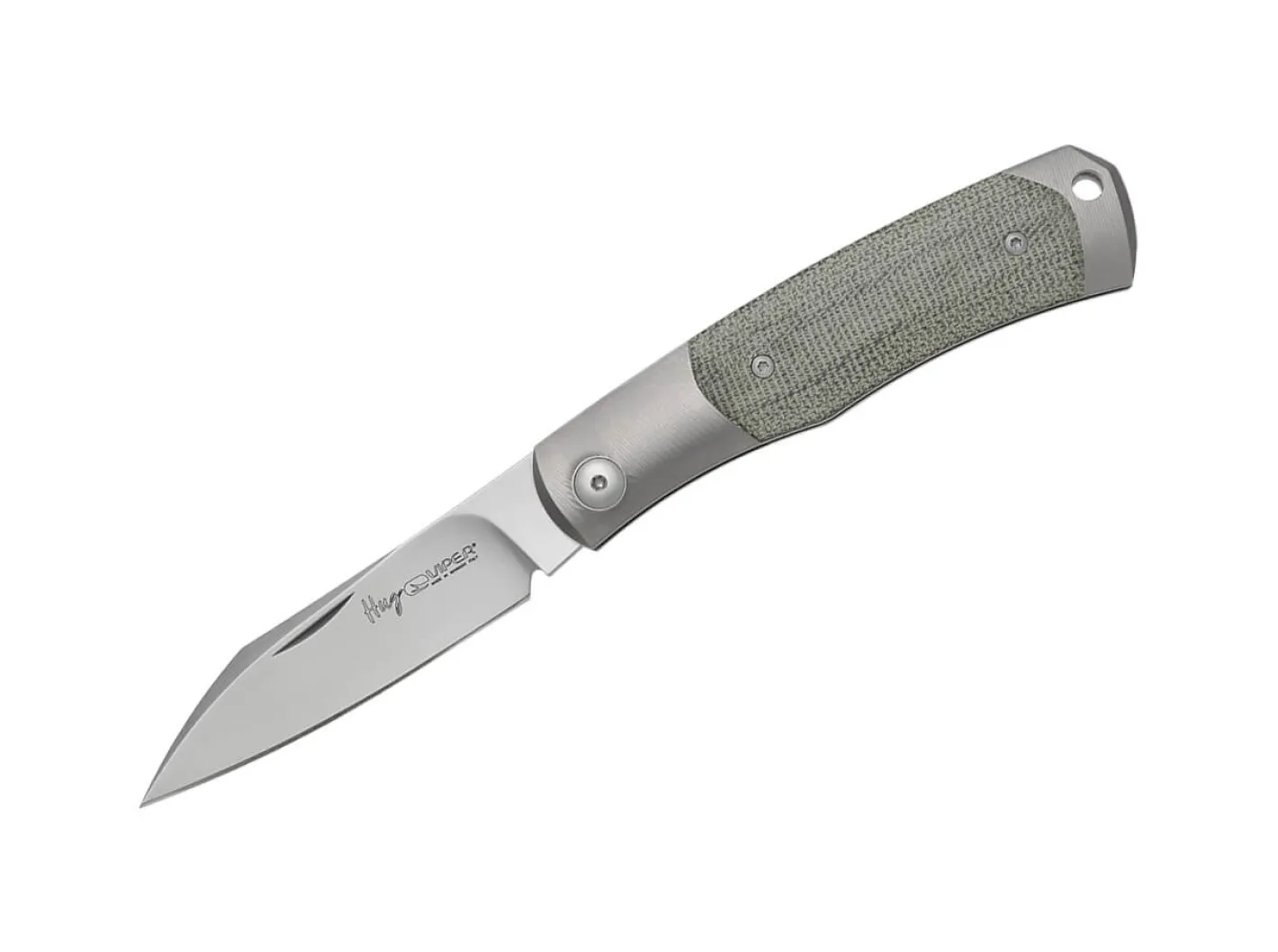Viper Hug II Titanium Micarta Green Grün Outlet