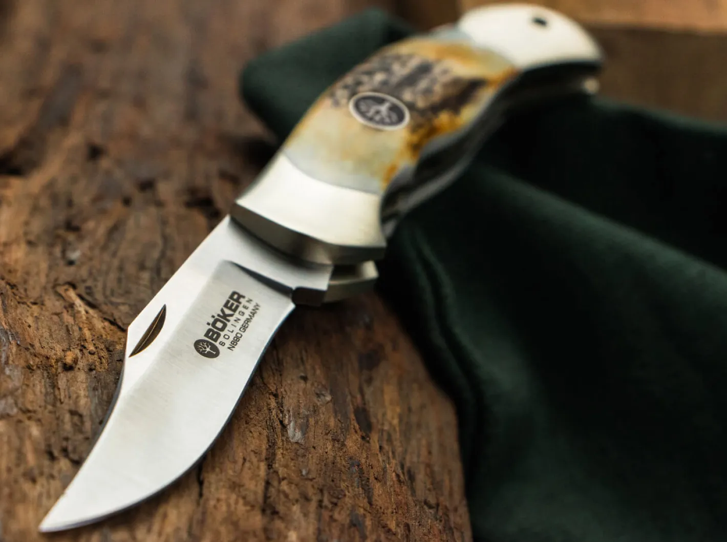 Böker Manufaktur Solingen Junior Scout Hirschhorn Best