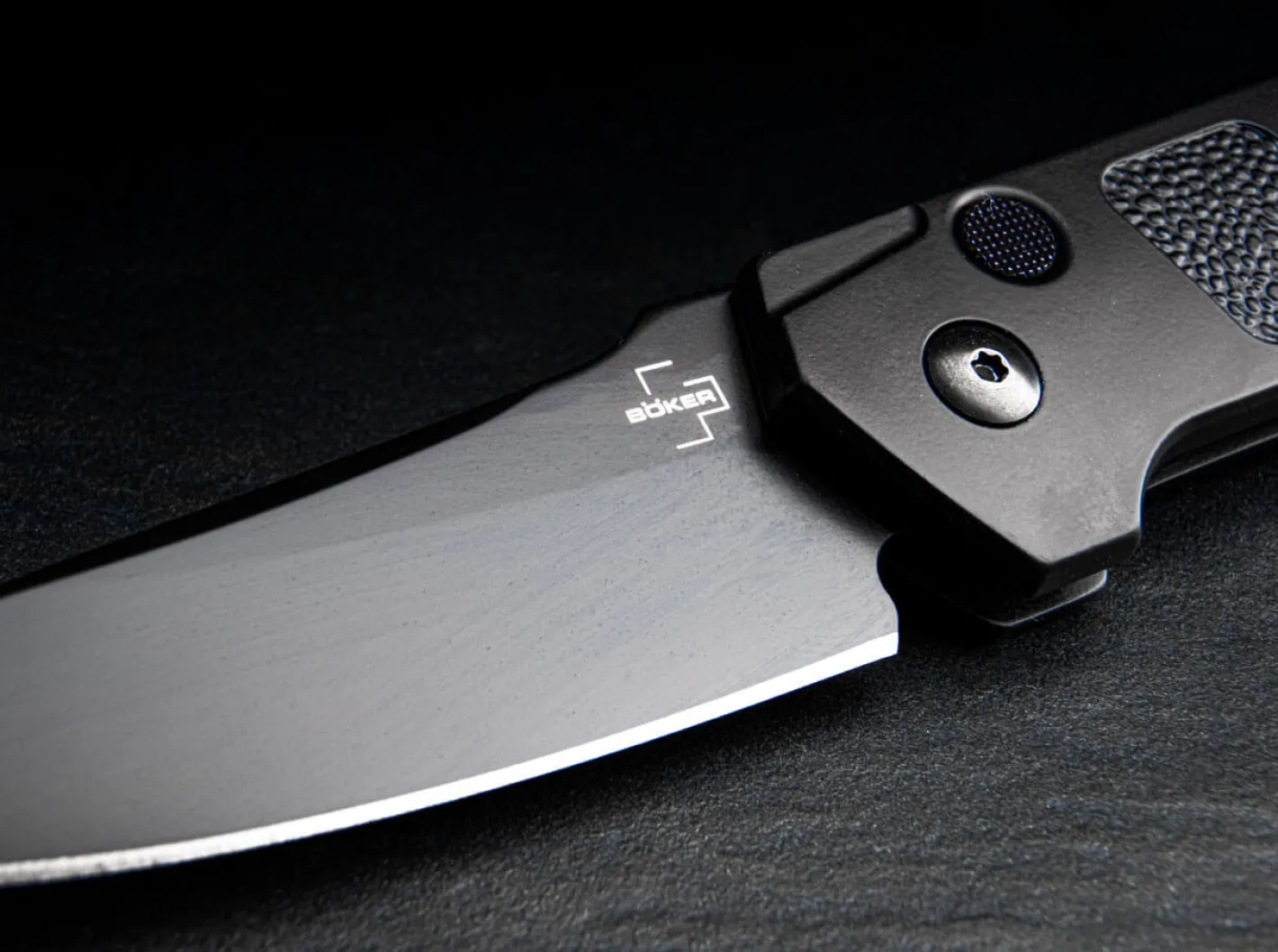 Böker Plus Kihon Auto All Black Schwarz Hot