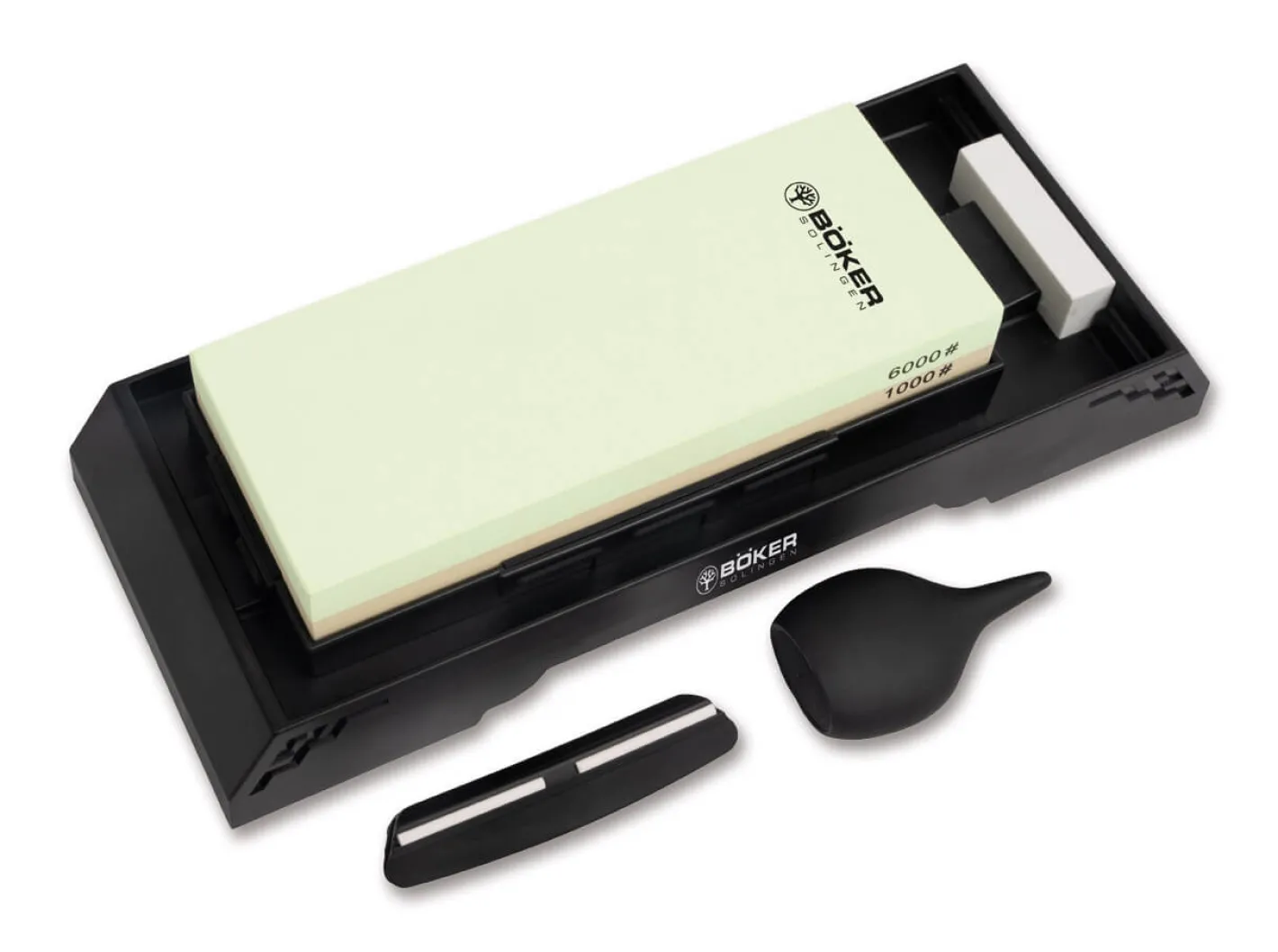 Böker Manufaktur Solingen Kombi Wasserstein Schärf-Station 1000 / 6000 Best