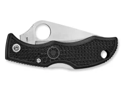 Spyderco LadyBug 3 Black Serrated Schwarz Discount