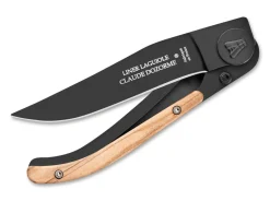 Claude Dozorme Laguiole Liner Olive Wood Black Braun