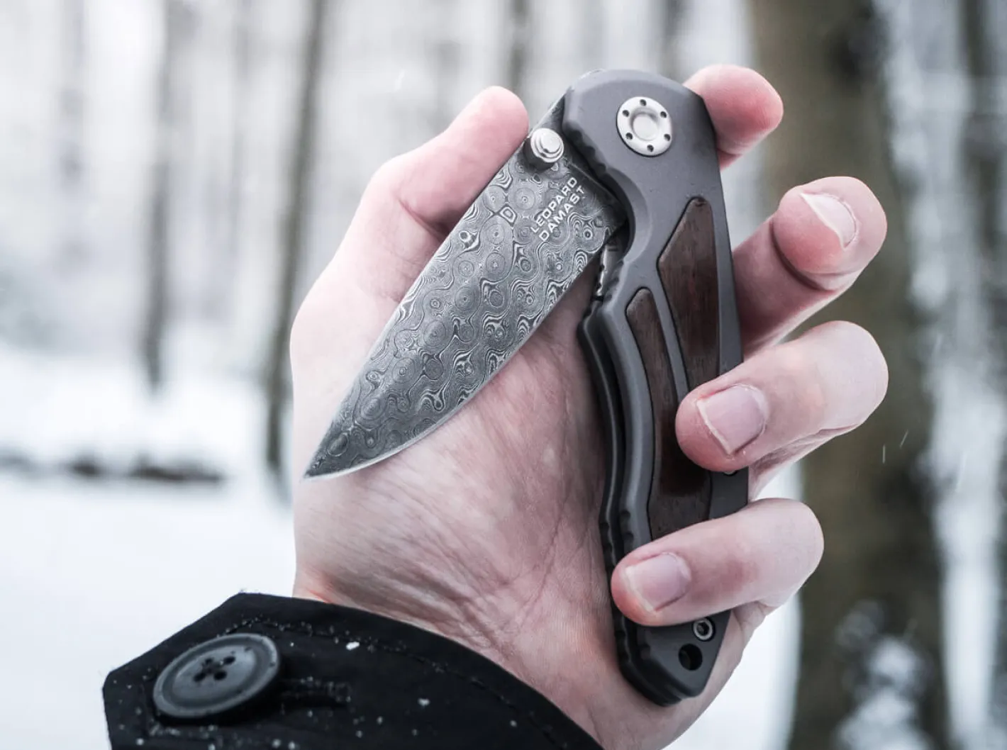 Böker Manufaktur Solingen Leopard-Damast I New