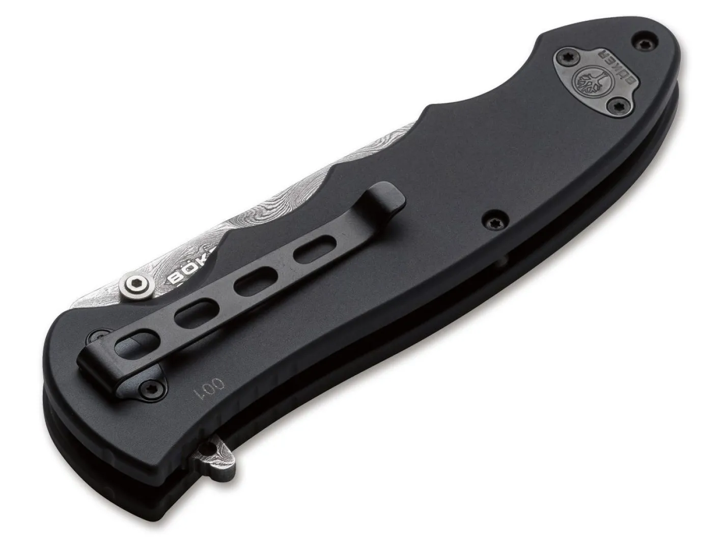 Böker Manufaktur Solingen Leopard-Damast III All Black Schwarz Hot