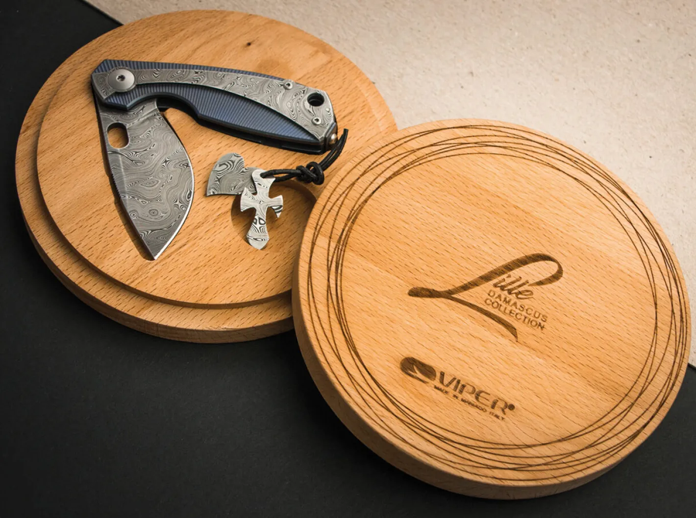 Viper Lille Damasteel Blue Clearance