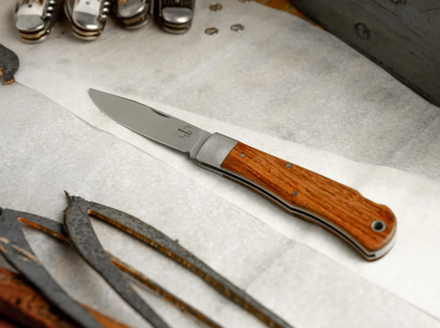 Böker Plus Lockback Bubinga