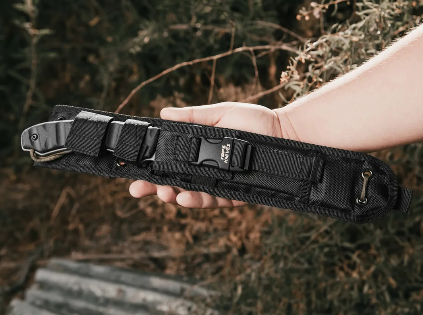 TOPS Knives Longhorn Bowie Schwarz Sale