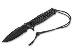 TB Outdoor Maraudeur Paracord Black Serrated Schwarz Sale