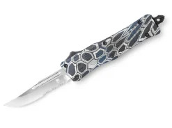 CobraTec Medium CTK-1 Cerakote Blue Cobra Skin Drop Serrated Mehrfarbig Clearance