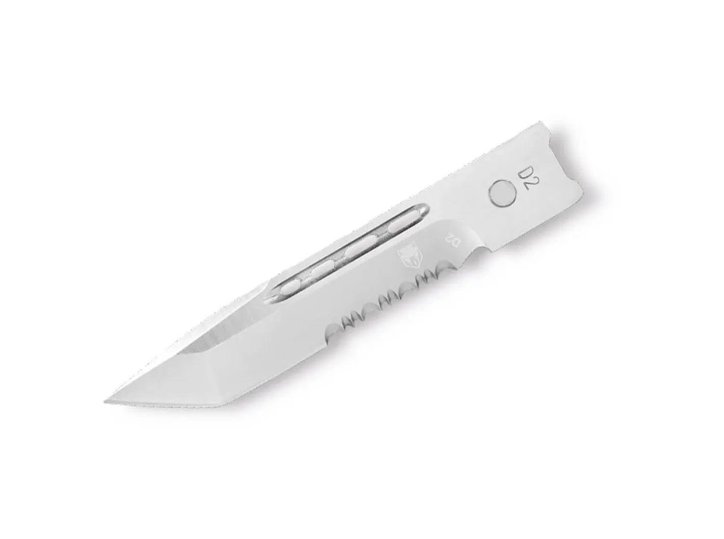 CobraTec Medium FS-3 Blade Tanto Serrated Silber Sale