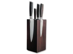 Böker Manufaktur Solingen Meisterklinge Damast Set Square Braun New