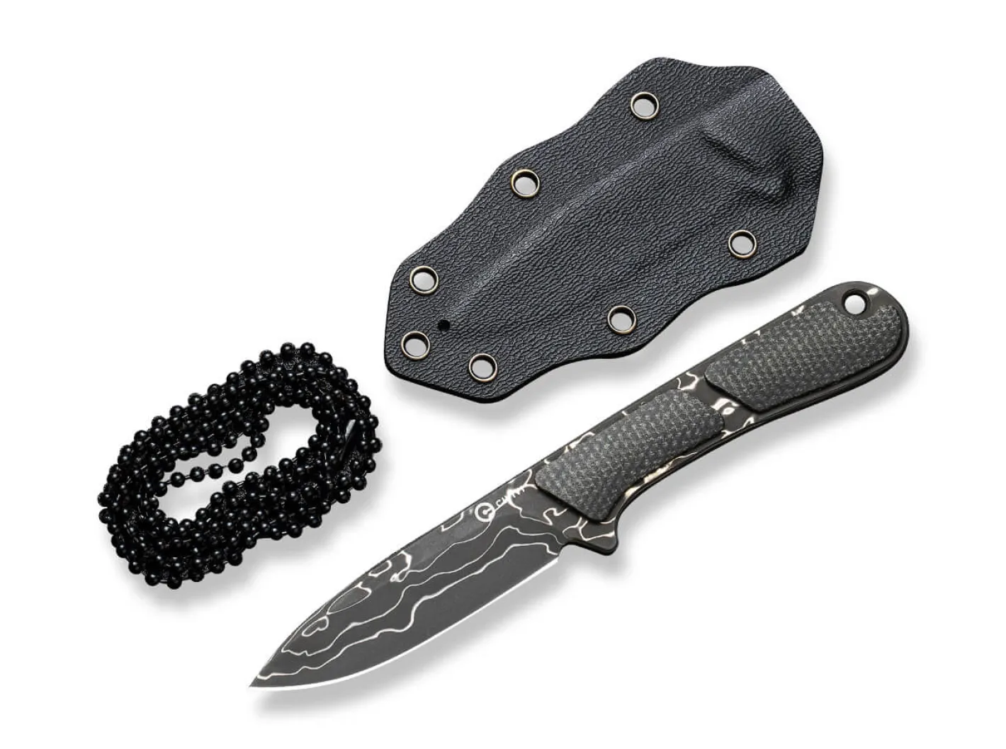 CIVIVI Mini Elementum Fixed Micarta Dark Green Damascus Grün Online