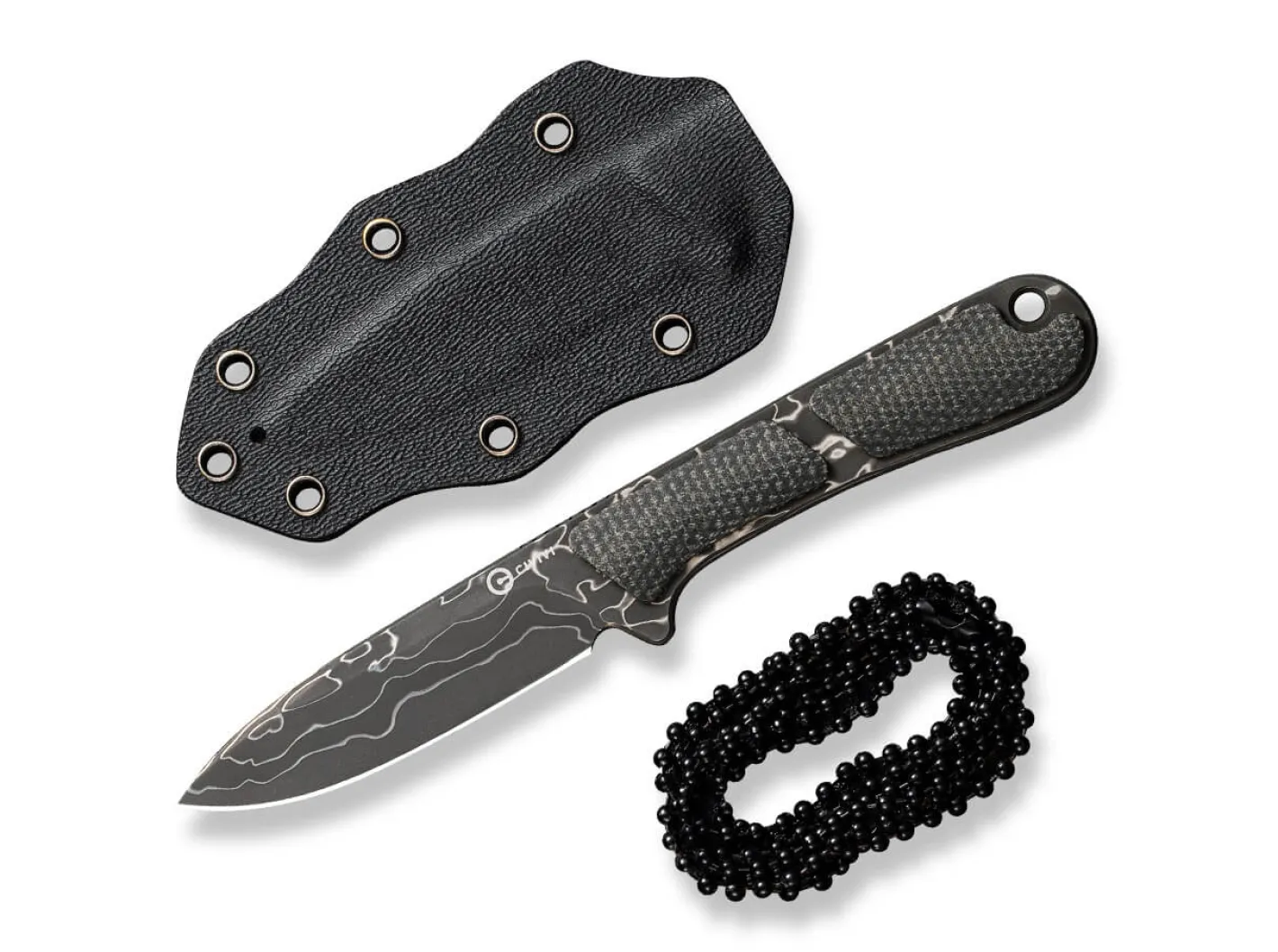 CIVIVI Mini Elementum Fixed Micarta Dark Green Damascus Grün Online