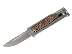 Reate MINI-EXO Burlap Micarta Drop Point Braun Best