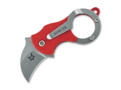 Fox Knives Mini-Ka Red Sandblasted Rot Hot