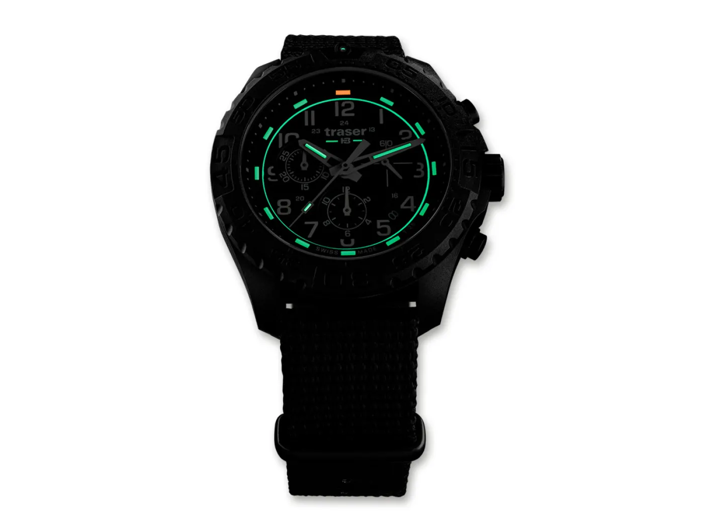 Traser P96 OdP Evolution Chrono Black Nato Schwarz