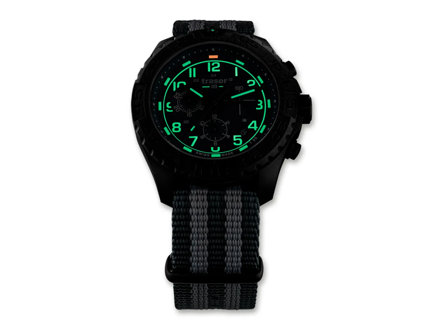 Traser P96 OdP Evolution Chrono Green Nato Braun Discount