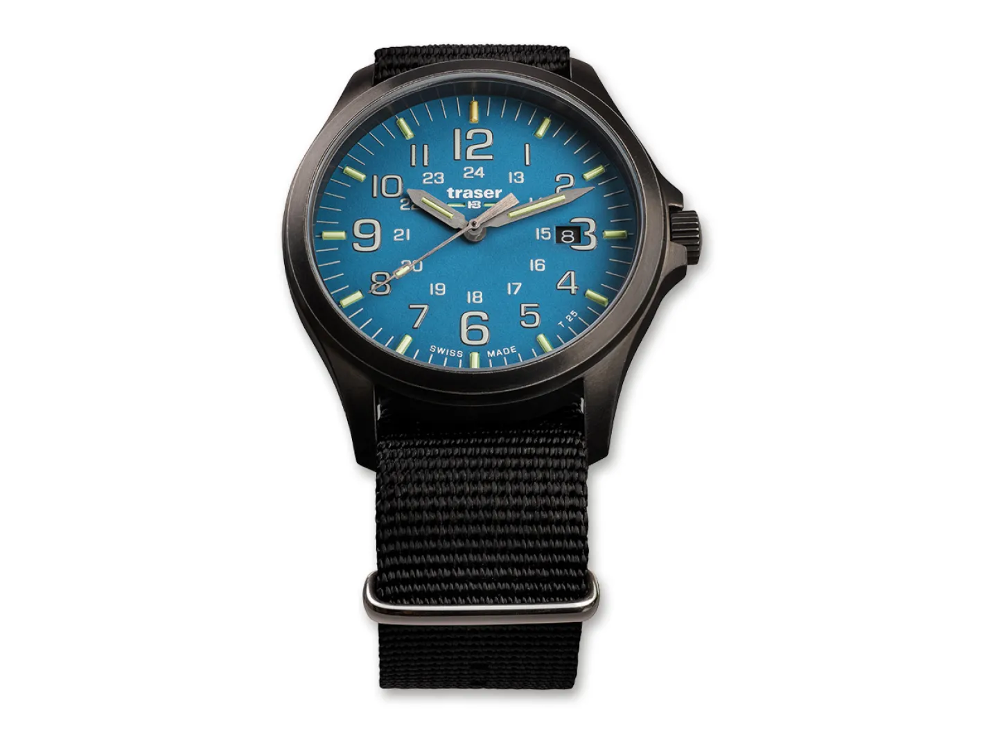 Traser P67 Officer Pro Gunmetal SkyBlue Nato Schwarz Online