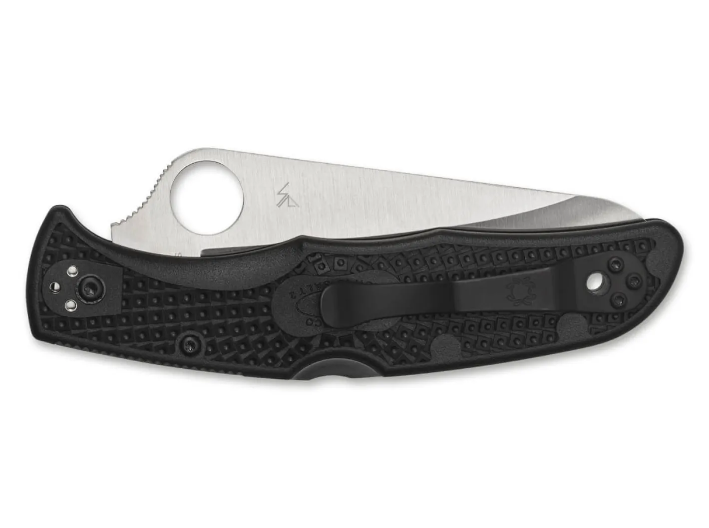 Spyderco Pacific Salt 2 Serrated Schwarz Discount