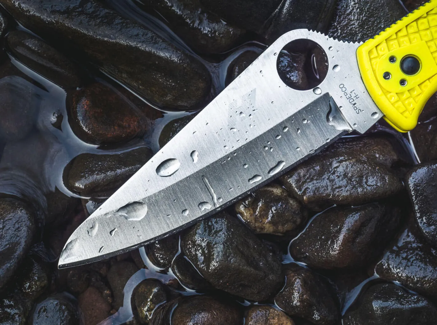 Spyderco Pacific Salt 2 Yellow Gelb