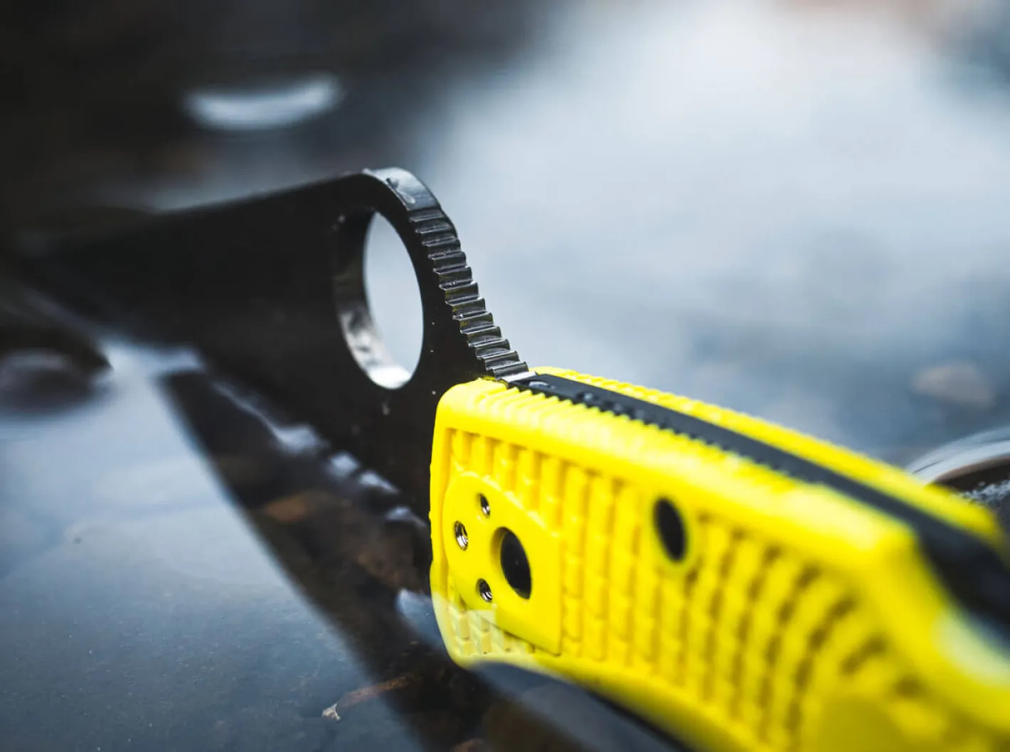 Spyderco Pacific Salt 2 Yellow Gelb