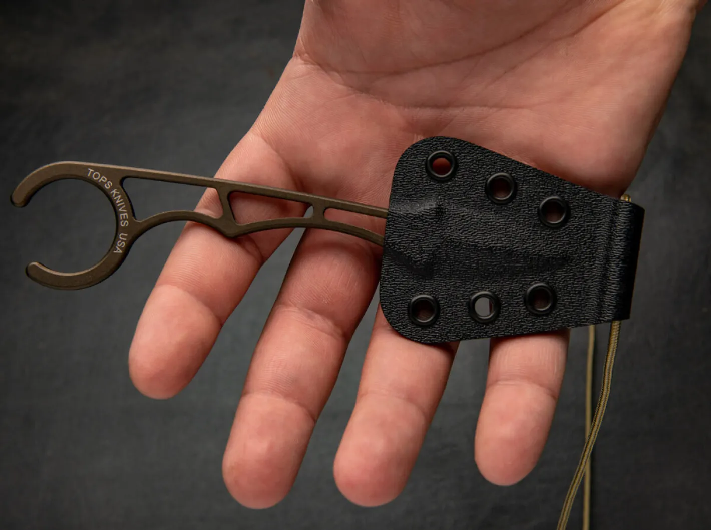 TOPS Knives Papa Delta Bronze Hot