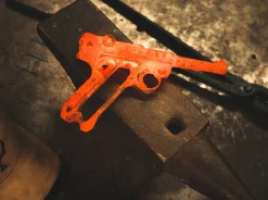 Böker Manufaktur Solingen P08-Damast Braun Hot