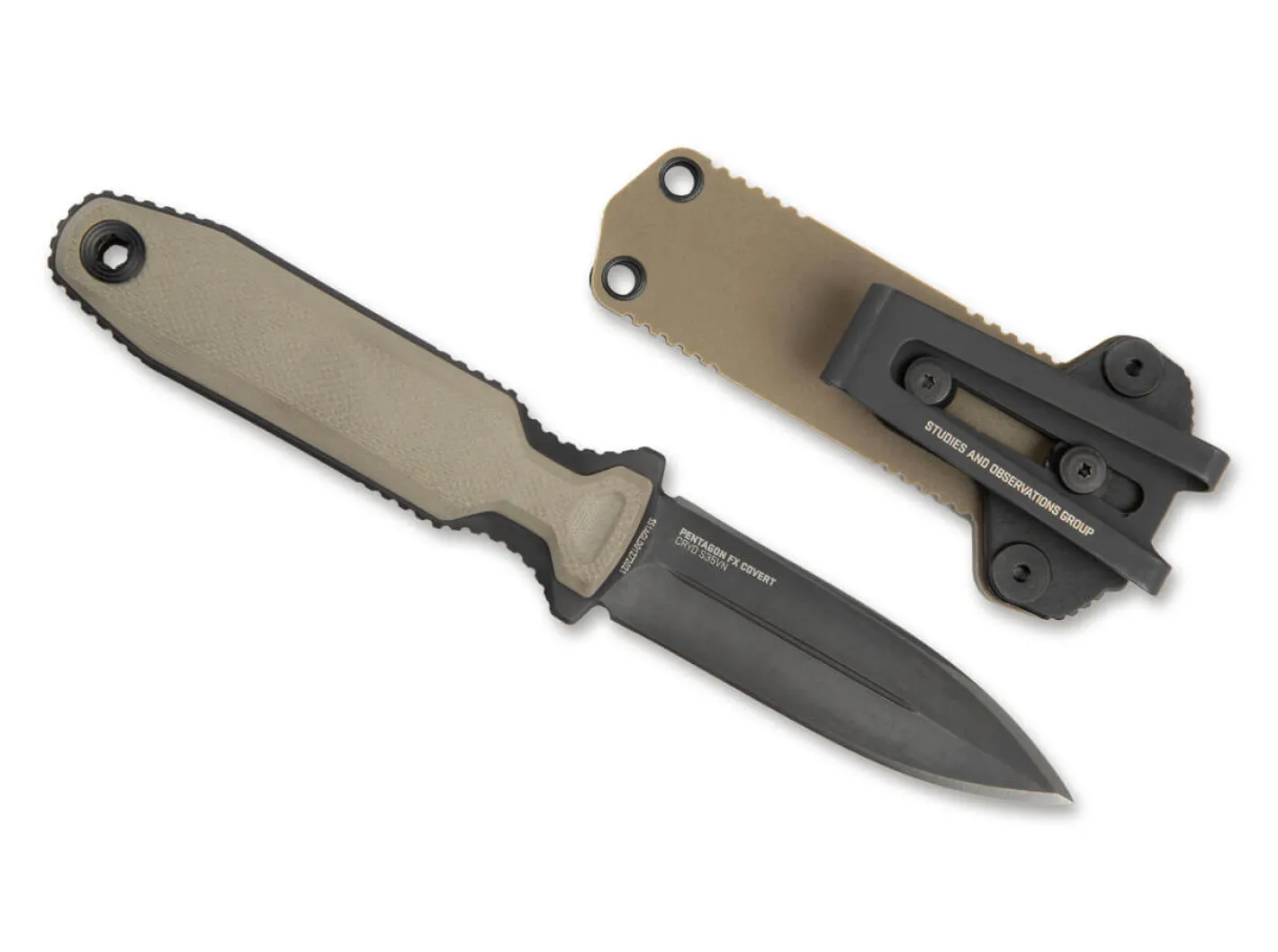 SOG Pentagon FX Covert FDE Khaki Hot