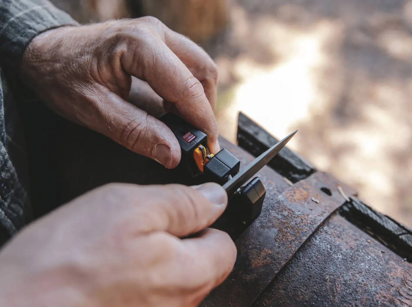 Work Sharp Pivot Plus Knife Sharpener Schwarz Clearance