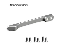 CIVIVI Plain Titanium Clip T001C Silber New