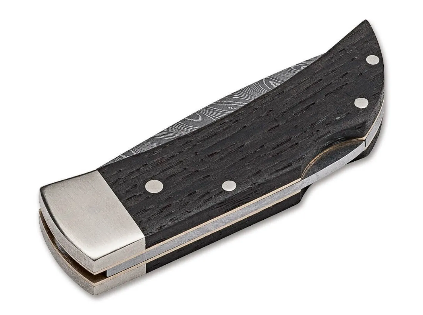 Böker Manufaktur Solingen Pocket Mooreiche Damast New