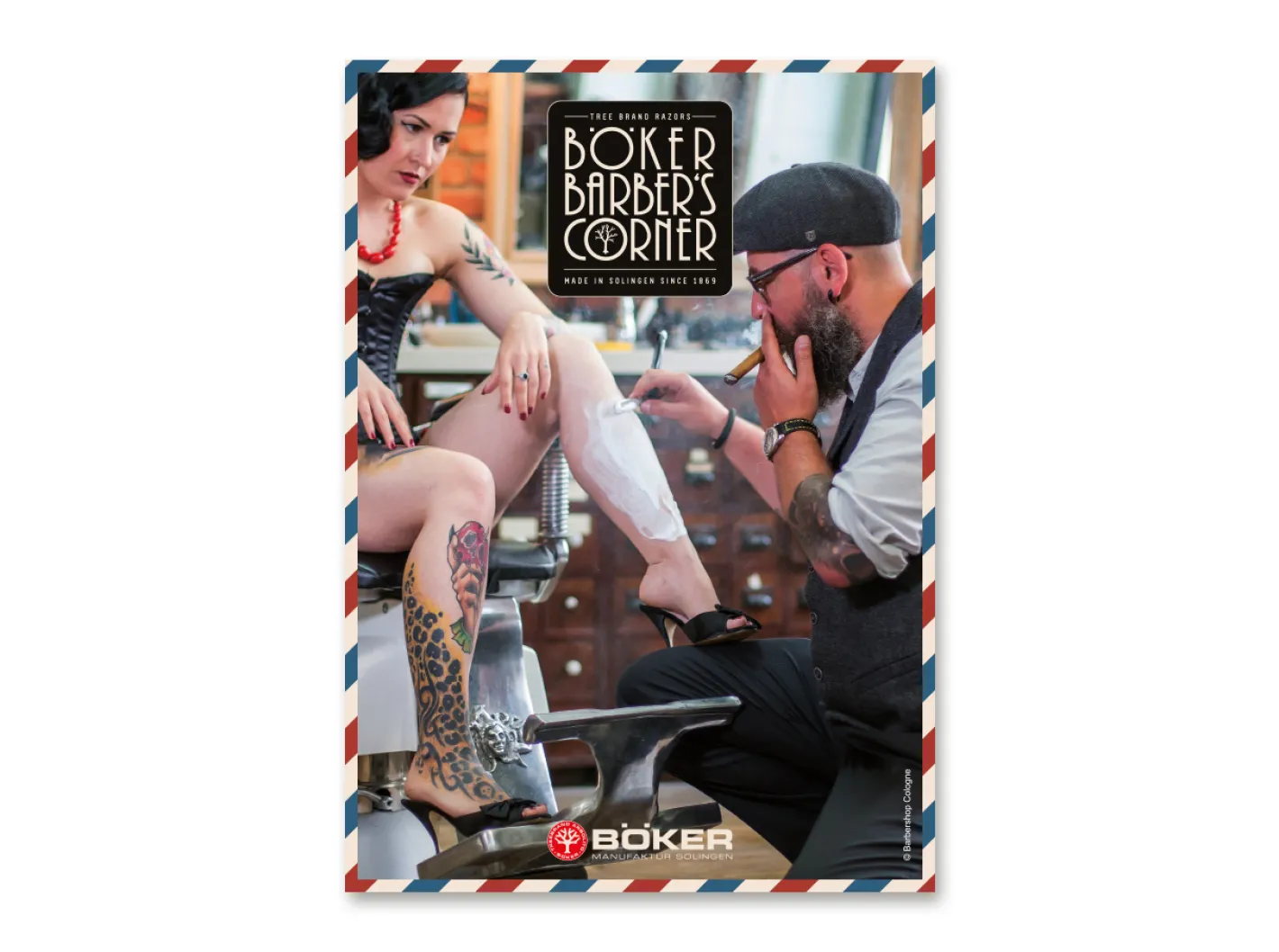Böker Manufaktur Solingen Poster Böker Barber's Corner I Online