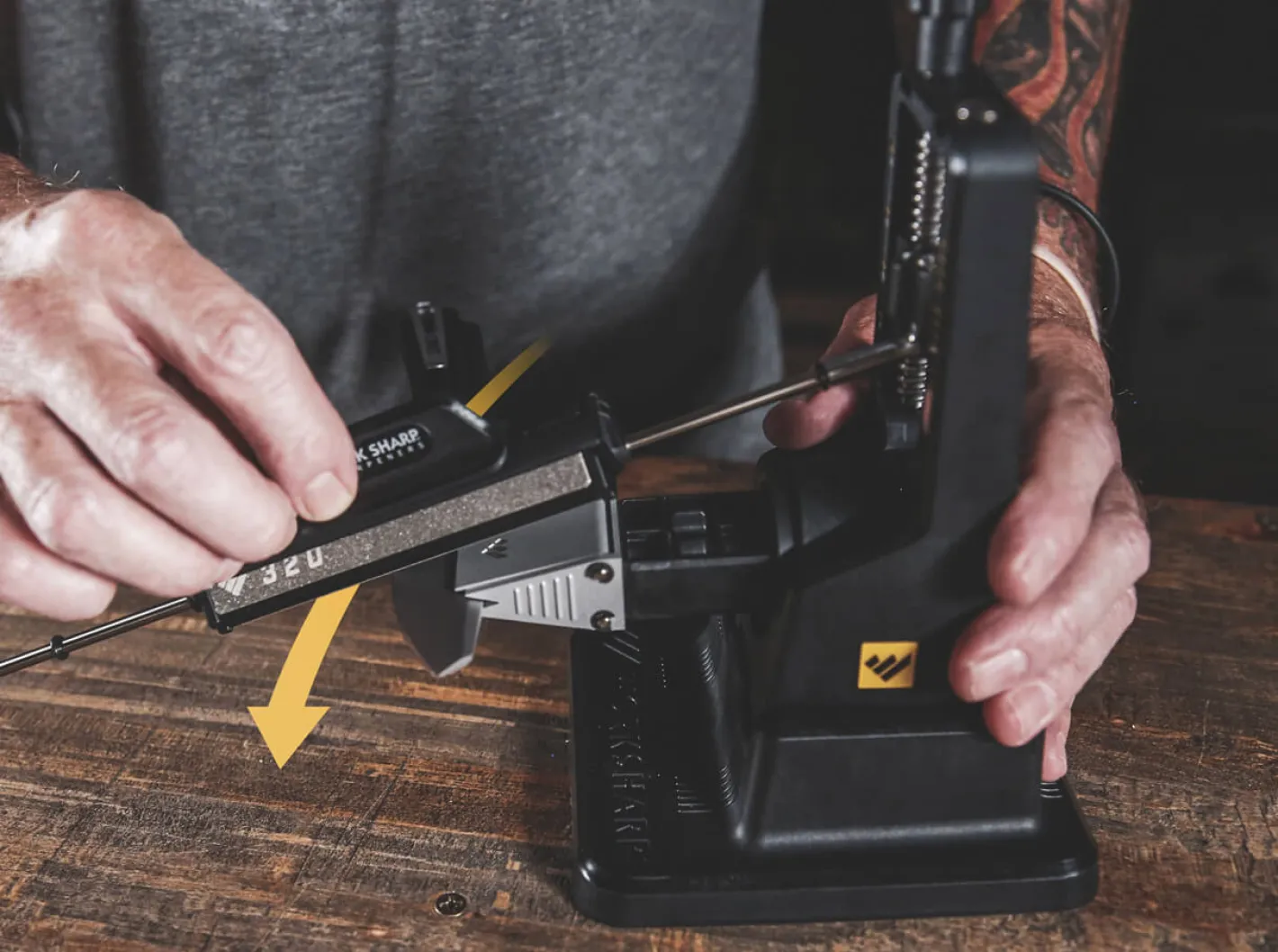 Work Sharp Precision Adjust Knife Sharpener Schwarz New