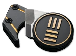 WE Knife Quark Gold Schwarz Sale