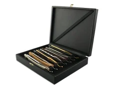 Böker Manufaktur Solingen Rasurwochensatz Kassette Schwarz