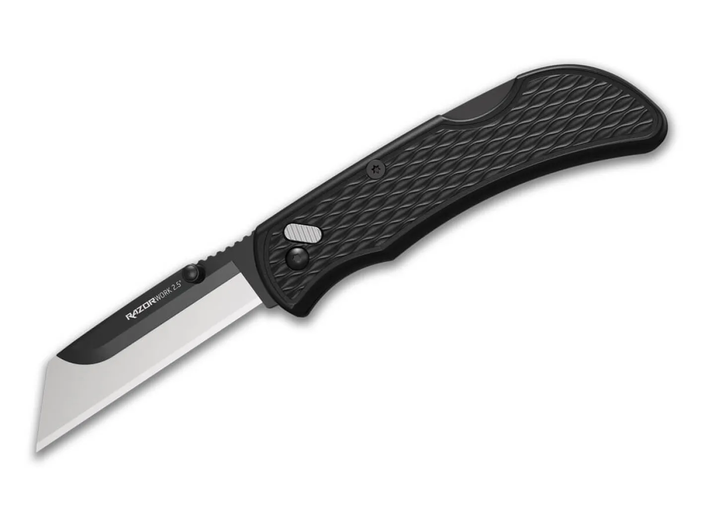 Outdoor Edge RazorWork 2.5" Black Clam Pack Schwarz Clearance