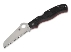 Spyderco Rescue 3 Lightweight Thin Red Line SpyderEdge Schwarz Hot