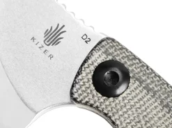 Kizer Rocker D2 Micarta Green Grün Hot