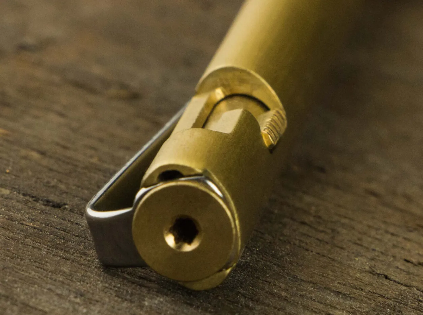 Böker Plus Rocket Pen Brass Gold Hot