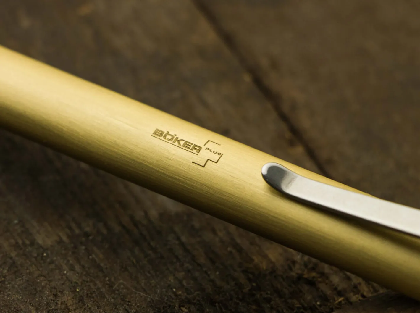 Böker Plus Rocket Pen Brass Gold Hot