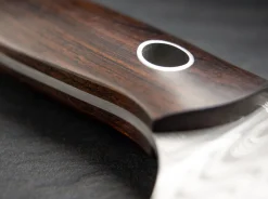 Böker Manufaktur Solingen Saga Damast Grenadil Chefmesser Braun