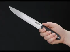 Böker Manufaktur Solingen Saga Schinkenmesser G10 Stonewash Schwarz Best