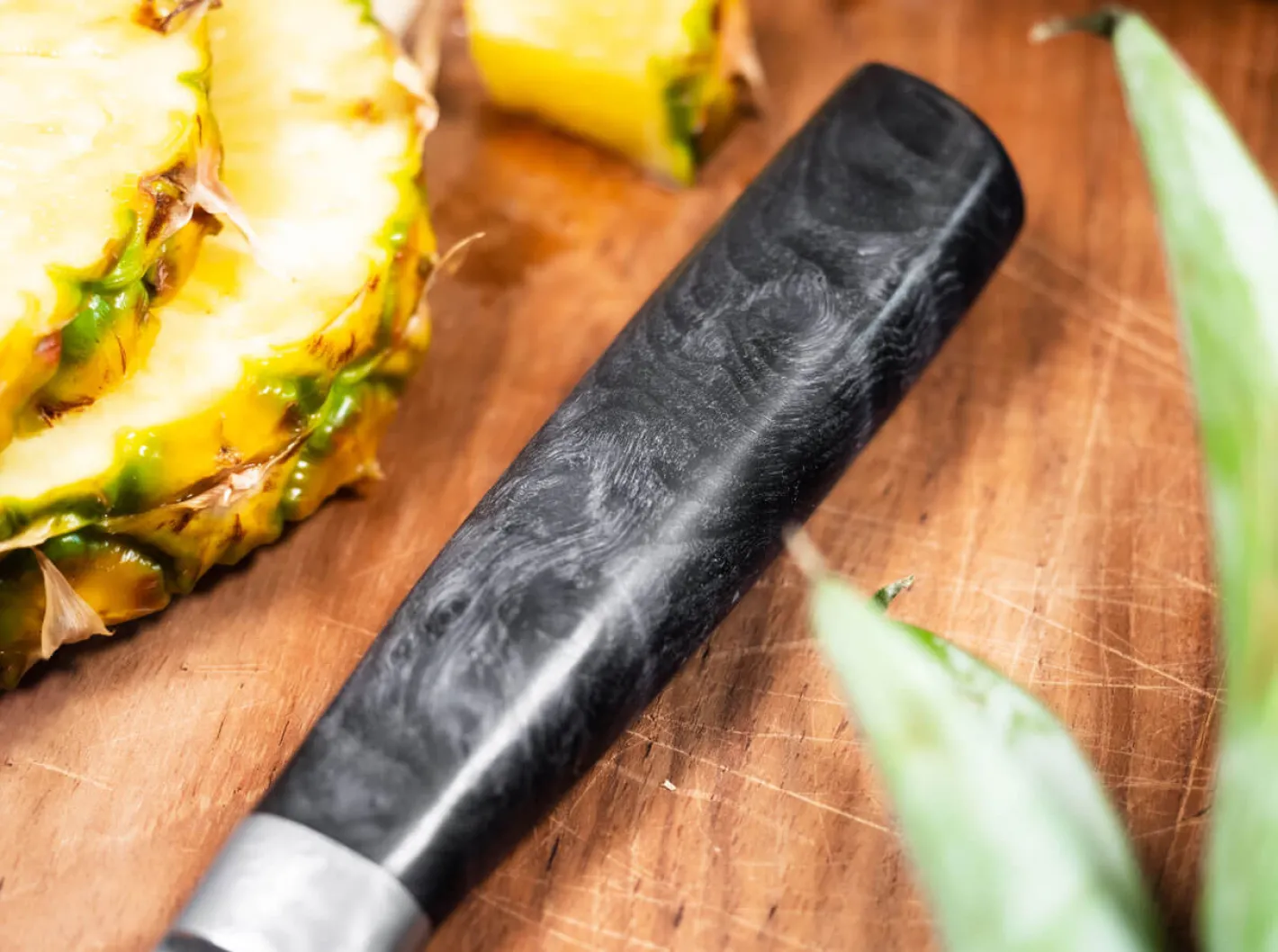 Böker Manufaktur Solingen Santorini Damast Chefmesser Grau New