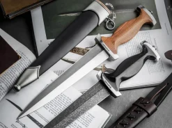 Böker Manufaktur Solingen Schweizer Dolch Braun Best