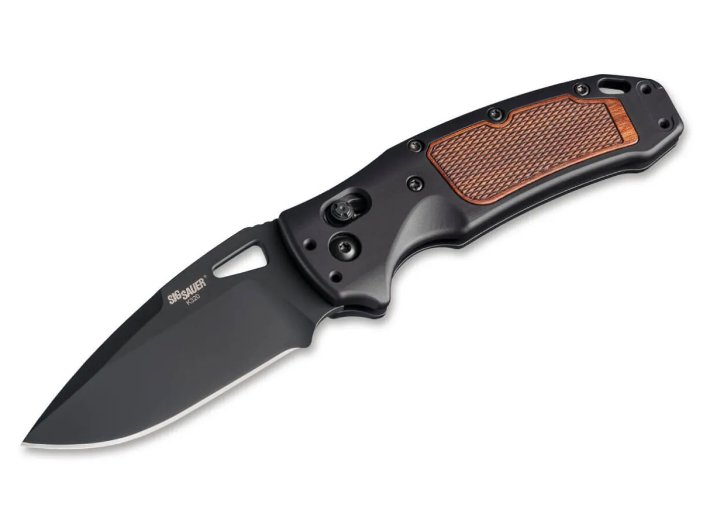 SIG Sauer SIG K320 AXG Classic 3.5" Droppoint Alumium Walnut Cerakote Braun Clearance